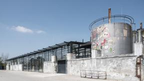 Kohlebunker Außenansicht Kohlebunker Außenansicht