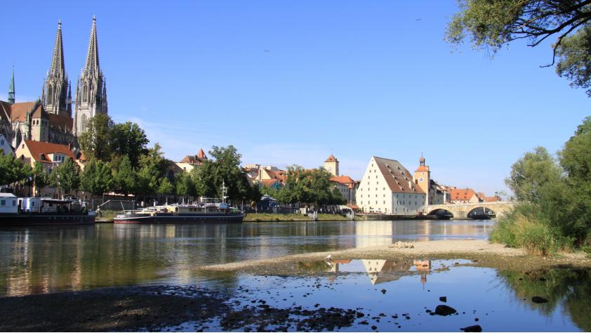 City view UNESCO World Heritage Regensburg