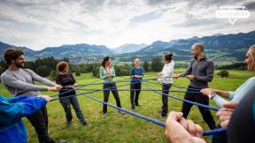 Teamkommunikation: networking in nature