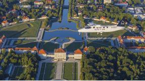 Sightseeing flight Munich with castle Nymphenburg
