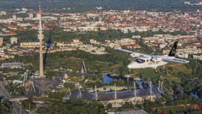 Sightseeing flight Munich with Olympiapark