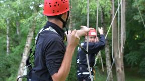 Team high ropes course