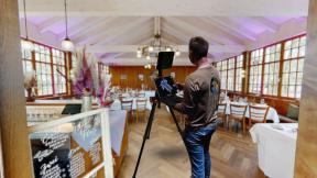 Scannen vor Ort in einer Eventlocation